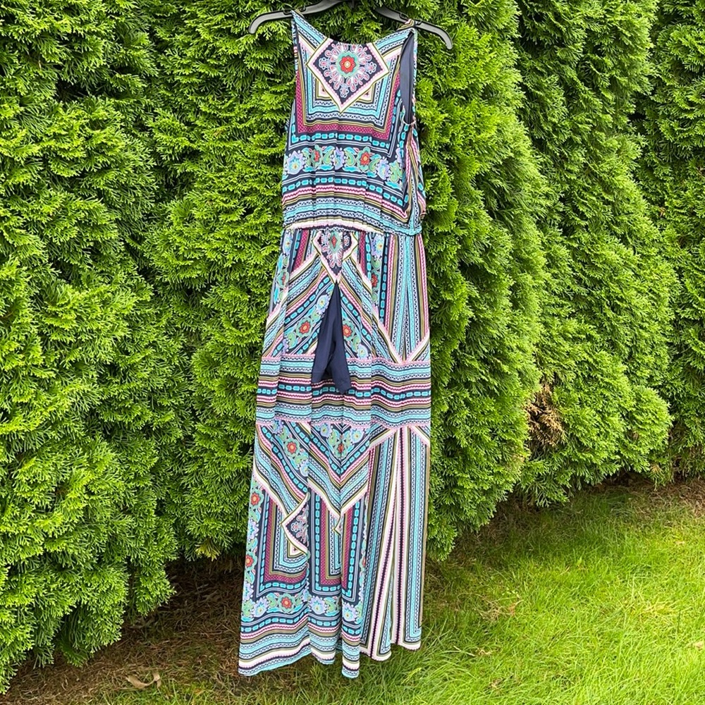 Romper dress high cut